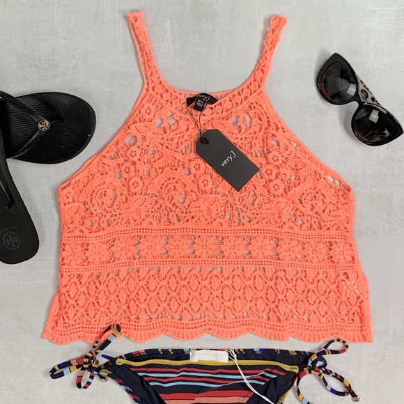 Very J Other - Very J Crochet Crop Top